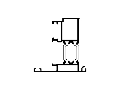 Encuentro de hoja 55 mm.